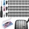 Samulee Omsscun 85 Pezzi Kit Riparazione Pneumatici Moto, Ripara Gomme Auto con Cacciavite, Chiodo per Riparazione Pneumatici Sottovuoto, per Auto Moto Camion Trattori