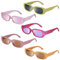 Fentar 5 Stück Retro Sonnenbrille Damen, UV 400 Schutz, Party Rave, Eckig, Trend Vintage, für Teens Damen Herren