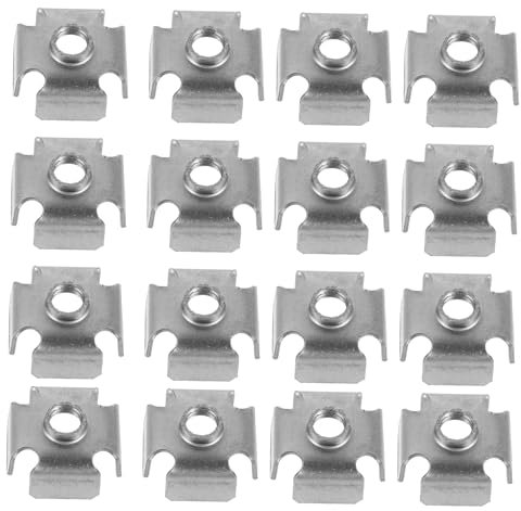 KITANDOVE 50stücke Gewindeeinsätze Für Quadratische Rohre Praktische Metall-gewindemutter-einsätze Für Stabile Engen Räumen Geeignet Für Und Industrieanwendungen