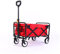OTUEGFGFD Handwagen, Trolley Outdoor Camping Klappkarren, mit Rädern s Tragbarer Einkaufswagen, Klappwagen Gartenbedarf/Schwarz