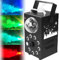 Machine à Brouillard/Machine à Fumée 700 W (Télécommande) + 9 Lumières LED, Machine à Brouillard Extérieure - Lumières à Boule, Pour Mariages, Fêtes, Effet De Scène