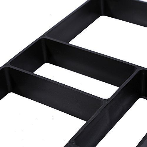 Kunststoff-Gartenpflasterform, Beton-Steilziegelstein-Straßenform für Gartenwege, Schwarzes PP-Material