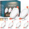 YindaLux LED Einbaustrahler 230V IP44, 5W Dimmbar Deckenspots, Ultra Flach Einbauleuchten 65-75mm, 3000K Warmweiß 4000K Neutralweiß 6500K Kaltweiß Chrom Einbauspots für Badezimmer Wohnzimmer 6er Set