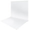 JEBUTU Fotohintergrund Weiß, 3x6m (9,8x19,6ft) Foto Hintergrund, Großer Faltbare Fotografie Hintergrund Weiß Waschbares Polyester für Fotografie, Fernsehen, Zoom, YouTube, Video, Fernsehen