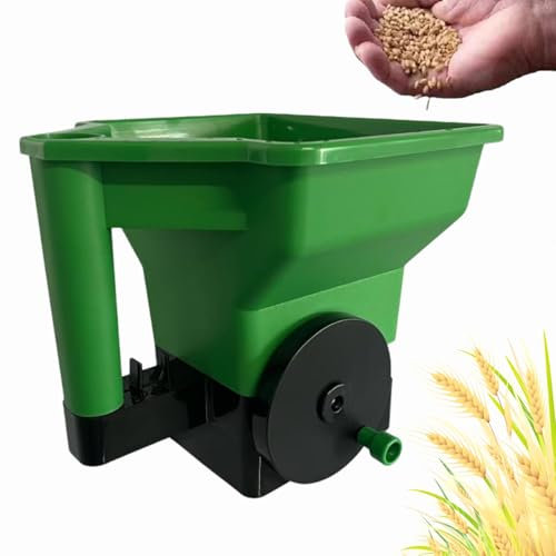 Épandeur de semences de gazon portable, outil de plantation portable, distributeur de graines de jardin réutilisable pour engrais, épandeur manuel de semences, facile à tenir (1 pièce)