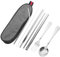 INOOMP 1 Ensemble De Vaisselle Portable D'Extérieur Accessoires De Voyage Vaisselle D'Extérieur Multifonctionnelle Accessoires De Camping Ustensiles De Camping Ustensiles De