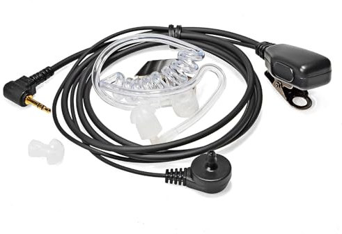 HYSHIKRA Oreillette Écouteurs pour Talkie-walkie 2,5 mm compatibles avec Motorola TLKR-T60 T61 T62 T80 T81 T82 T-92 H2O T80 Extreme T82 Extreme (1 pièces)