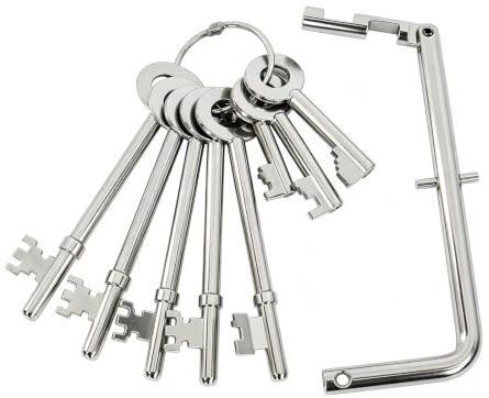 9pc Fire Brigade & Drop Key Set for Emergency Access | Includes Drop Key and FB-FB14, Universal fit for Panels Maintenance, Fire Doors