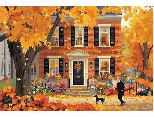Puzzle 1000 Teile,Puzzle Erwachsene, EIN Herausforderndes Rätsel,Puzzlespiele für Die Ganze Familie,Geschenke für Frauen,Geschenke für Männer,Thema:Autumn