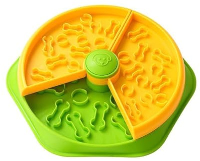 CAISHOW Slow Feeder Bowl - Interactive Dog Puzzle Game