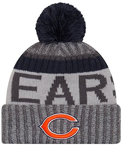 New Era NFL Sideline 2017 Bobble Mütze - Chicago Bears