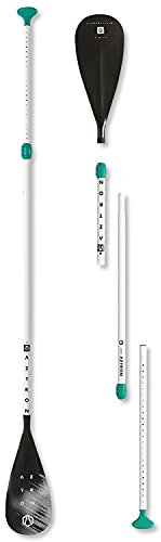 Aztron Style 2.0 Aluminium Paddle, 4-Sektionen, Stechpaddel für SUP Board, Stand-up-Paddle, Einstellbarer Bereich von 160-197cm, leicht und kompakt