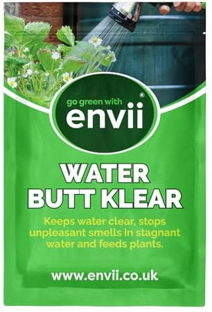 Envii Water Butt Klear – Biologischer Wasseraufbereitung zur Regenwassertonnen – reinigt Wasser & nährt Pflanzen, 5 monatige Behandlung