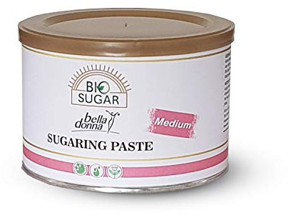 Bella Donna „Mittel” Zuckerpaste zur Haarentfernung, 550 g (100% natürlich) – Seidig glatt auf allen Hauttypen