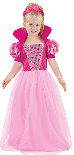 Ciao Bella Principessina Costume Bambina, Rosa, 3-4 Anni