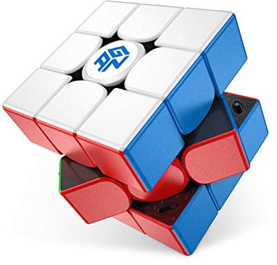 GAN 11M Pro Zauberwürfel 3x3 Magnetischer Speed Cube Original Zauberwürfel Magnetic Magic Cube 3x3 Professional SpeedCube (schwarzes Innenleben)