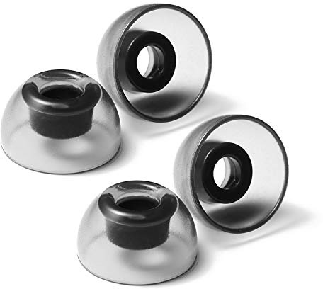AZLA SednaEarfit Crystal for TWS (Size M) 2Pairs - Replacement Earbud Tips - Eartips for Noise Cancelling Headphones - for Galaxy Buds 2 Pro/Airpods Pro/Beats Power Beats Pro/Skullcandy