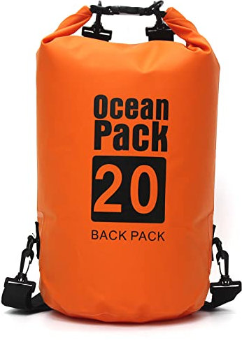Micacorn Sac Étanche, 30L Sac Imperméable avec Longue Bandoulière Réglable, Dry Bags pour Le Kayak, Le Bateau, Le Canoë, la Pêche, Le Rafting, la Natation, la Randonnée, Le Snowboard