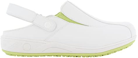 SAFETY JOGGER Arbeitsschuhe Damen 37 EU - CARINNE - Oxypas - Leichter, Bequemer Arbeitsschuh mit Klettverschluss, ideal für Pflege oder Küche, rutschfest, Stoßdämpfend Sicherheitsclog, Grün