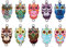 BEEFLYING 10 Stück Legierung Emaille Eule Anhänger Links Anschlüsse Tierstecker Charm Vogel Anhänger Link Für DIY Armband Halskette Ohrring Herstellung