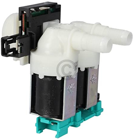 Électrovanne pour machine à laver Bosch 006001 - 2 fois - 180° - 10 mm de diamètre