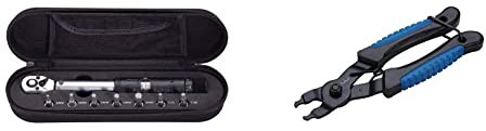 BBB Unisex Drehmomentschlüssel Torqueset Btl-73 Werkzeug, mehrfarbig (Schwarz-Silber), 2-14 Nm EU & Cycling LinkFix Kettengliedzange für Fahrräder, BTL-77