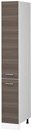 Vicco Meuble Haute de Cuisine R-Line, Gris/Blanc, 30 cm