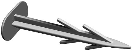 Dämmstoffnagel zum Befestigen von Dämmstoffplatten (50 mm, 125)
