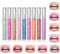 Diamond Liquid Glitter Shimmer Lipsticks, Nonstick Cup Metallic Lip Gloss Set Lips Cosmetic for Women Girls (B)