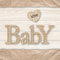 20 Servietten Baby auf Holz natur | Geburt | Babyparty | Taufe | Tischdeko | Decoupage | Serviettentechnik 33x33cm