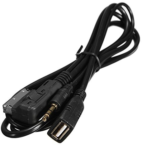 Haofy Musik MDI AMI MMI Schnittstelle USB Ladekabel Kabel für A6L A8L Q7 A3 A4L A5 A1