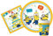 Ciao Kit Vajilla de Fiesta Minions The Rise of Gru para 8 personas (36 pcs: 8 platos Ø23cm, 8 vasos 200ml, 20 servilletas 33x33cm)