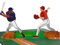 GREETING ART Pop Up Karte Baseball, Karte Vatertag, Geburtstagskarten für Männer, 3d Pop Up Karte Sport für Geburtstag,Abschlussfeier, Ruhestand, Vatertag, alle Gelegenheiten