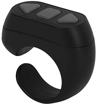Bluetooth-Fernbedienung TikTok Page Turner, Scrolling Ring Clicker für Neuartige Kamera-Videoaufnahme Auslöser Selfie-Taste, Finger-Fernbedienung für für Android-Handy