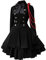 Damen Kleider Punk Lolita Steampunk Gothic Kostüm Kleider Schleifenkleid Renaissance Einschulungskleid Cosplay Party Dress Lolita Kleid Rock Sommerkleider Lolita Süßes Kleid