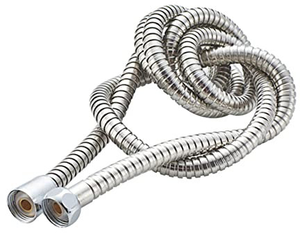 jojofuny 2M Manguera de Inoxidable Flexible y Ligera Resistente Alta Presión Instalación para Cabezal de Estándar