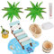 14 Teile mini Liegestuhl Deko Klein, Miniatur Deko Sauna Zubehör, Wellness Deko Zubehör，Strand Deko Miniatur Set für Wellness Gutscheine Geldgeschenk Gutschein Geburtstag Geschenkidee