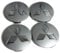 4 Stück Radnabenkappen für Mitsubishi L200 60MM,Radnabendeckel Radnabenabdeckung Nabenkappen Felgendeckel Felgenkappen Nabenkappen