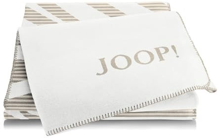 Joop! Wohndecken Leaf Creme 150x200 cm