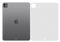 GIOPUEY Rückseite Folie Kompatibel mit iPad Pro 11 2024, [4 Stück] 0.1mm Ultradünn Carbon Muster Rückseite Folie, Kratzfest Anti Fingerabdruck rutschfest