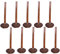 Diheohg Japonés 8,5 Pulgadas Ramen Cuchara de Sopa de Madera Utensilios de Madera Conjunto para Cocina, Cuchara de Tarro de Madera 10 Piezas