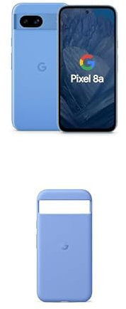 Google Pixel 8a 128GB, Celeste + Funda Pixel 8a Celeste