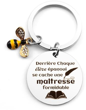 Cadeau Maitresse D'école fin D'année,Cadeau Maitresse Noël,Porte Clef Maitresse,Cadeau Personnalisé Maitresse,Merci Maitresse Cadeau,Merci Maitresse Cadeau,Idee Cadeau Maitresse,Cadeaux Maitresse