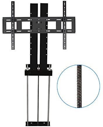 OOMRNV Elevador de TV motorizado, Soporte de TV motorizado Oculto de Altura Ajustable con Control Remoto, para televisores de 60 a 100 hasta 600x400 VESA