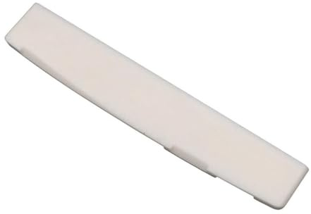 RuiJOTWAT 12 Strings Acoustic Guitar Bone Bridge Saddle Nut Lower string pillow (76 * 6 * 13mm) for Folk guitar 49mm / 76mm Replacement Parts