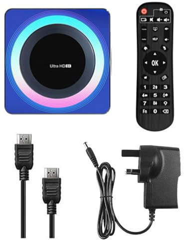 Tiardey Android TV Box: Android 13.0, 4GB Ram, 64GB Rom, Allwinner RK3528 Chip, WIFI6/6K/HDR10+/Bluetooth 5.0/Dual-band Wifi/100M Ethernet