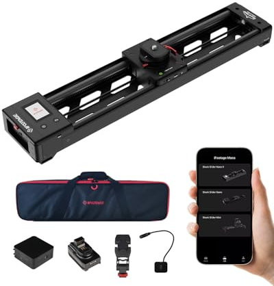 IFOOTAGE Shark Nano II Kameraschieber, 660, 5-Achsen, koordiniertes Schießen, kompatibel mit DJI RS2, RS2 Pro, RS3 Pro, RS4, RS4 Pro Stabilisatoren, maximale Nutzlast 7 kg, 66 cm