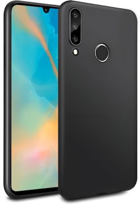 GiiKa für Huawei P30 Lite Hülle Silikon, Ultra Dünne Handyhülle für P30 Lite Case, Kratzfeste, Soft TPU, Stoßfeste, Ganzkörper Telefonhülle Kompatible mit P30 Lite Huawei Schutzhülle, Schwarz