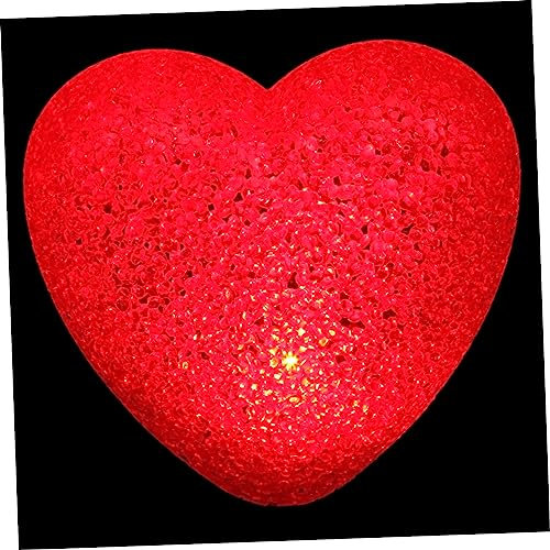 jojofuny Lampada Da Tavolo A Led A Forma Di Cuore Unica Con Chicchi Di Riso Luce Notturna Decorazione Romantica Per La Casa Per San