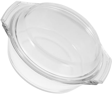 MAGICLULU Cocotte En Verre 0,7l Avec Couvercle Résistante Haute Température Bol Compatible Micro-ondes Ustensile Cuisine Pratique Pour Four Et Service